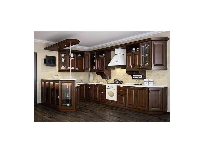 кухня угловая имола натуральные фасады в Нижневартовске