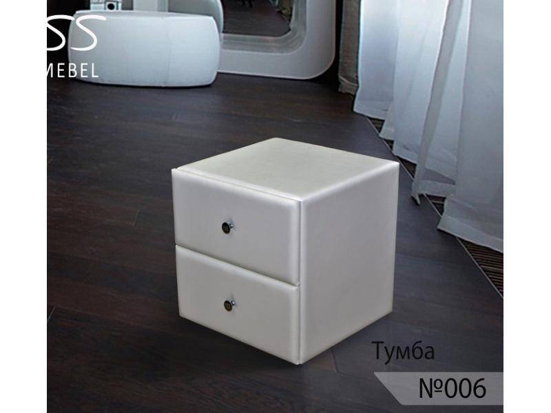 тумба прикроватная с деталями из кожи 6 в Нижневартовске