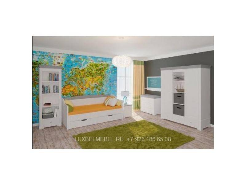 белая детская мебель из массива модель 10145 в Нижневартовске
