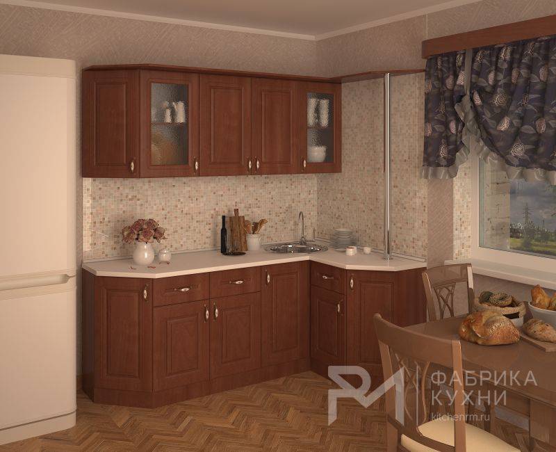 кухня орех квадро 2 угловая в Нижневартовске