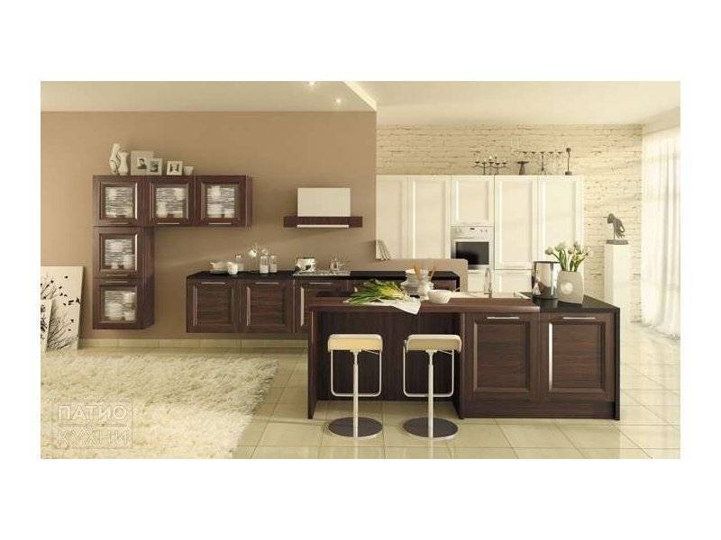 кухня alba островная (коричневая) в Нижневартовске