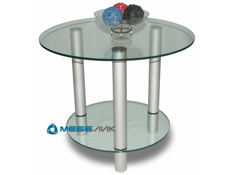 стол журнальный танго прозрачное стекло в Нижневартовске