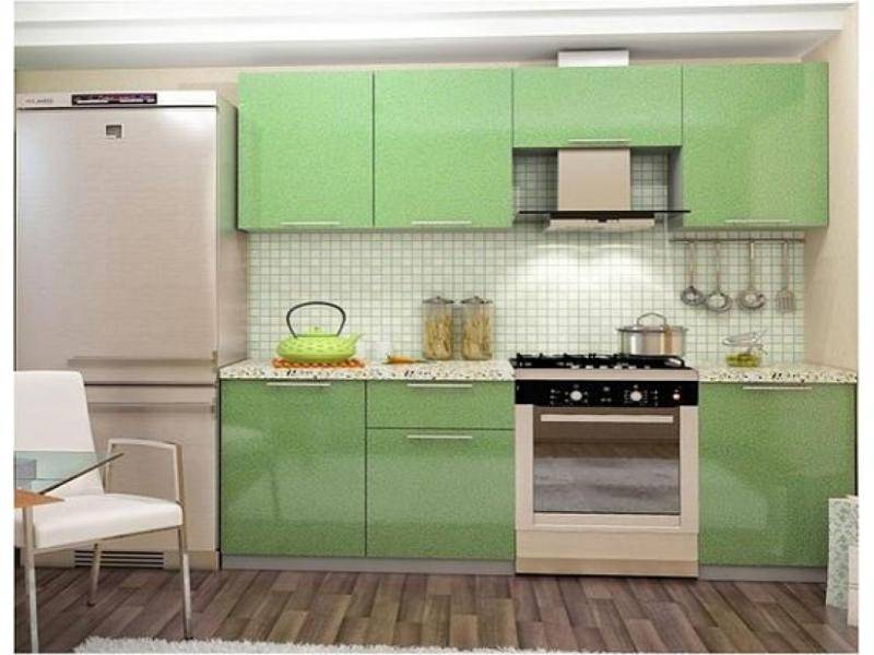 кухня зеленые блестки в Нижневартовске