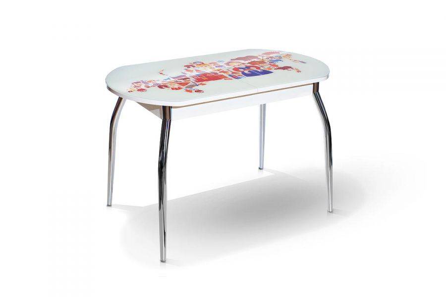 стол обеденный раскладной сиена фотопечать в Нижневартовске