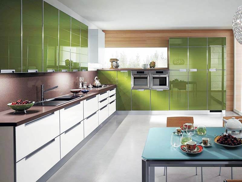 кухня акрил оливковый солнечный alt17uv в Нижневартовске