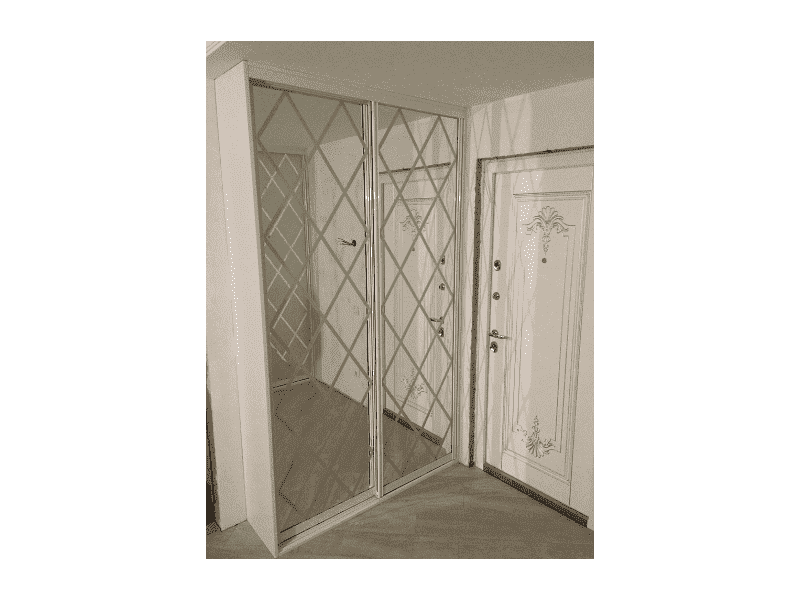 шкаф-купе с зеркалом в прихожую в Нижневартовске