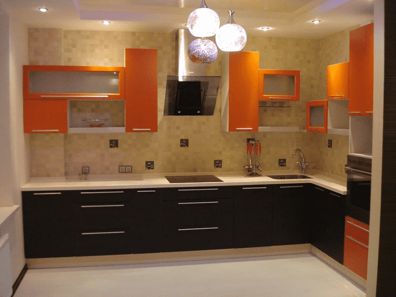 угловая кухня стильная в Нижневартовске