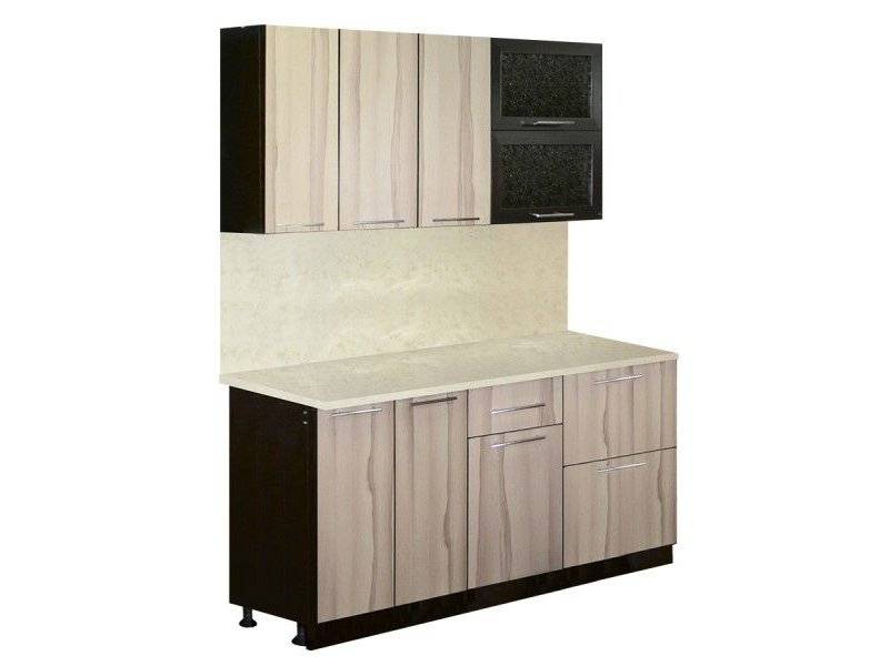 пример кухни с фасадами лдсп в Нижневартовске