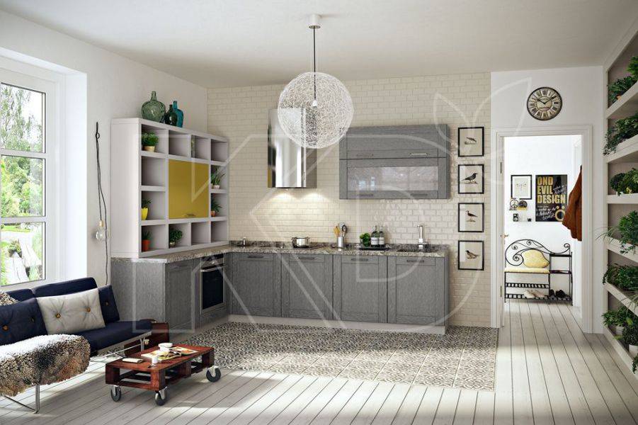 кухня вердена в скандинавском стиле в Нижневартовске