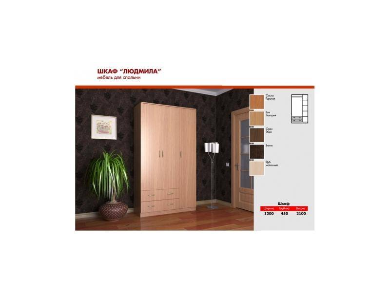 распашной шкаф людмила в Нижневартовске