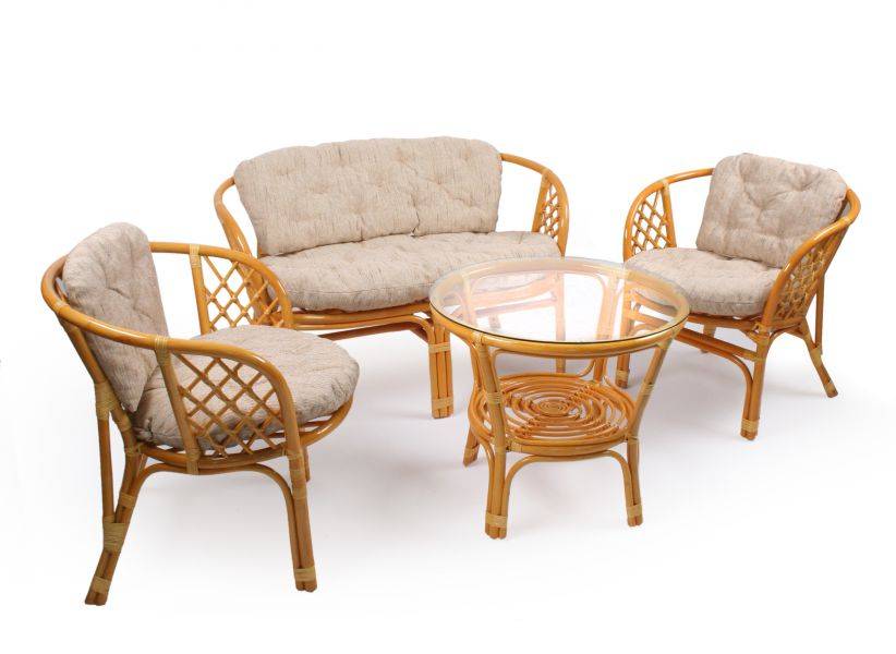 комплект для отдыха из натурального ротанга bahama в Нижневартовске