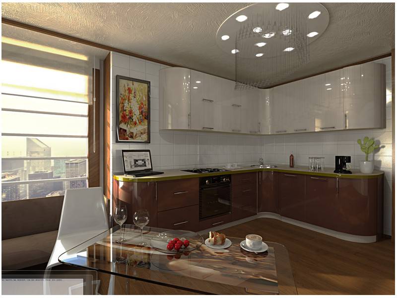 кухня угловая мдф люсси в Нижневартовске