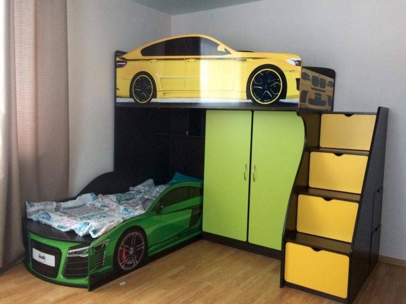 двухъярусная кровать-машина в Нижневартовске