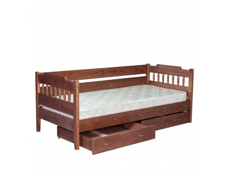 кровать с выкатными ящиками из массива в Нижневартовске