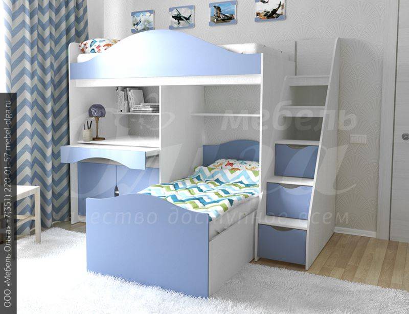 детская кровать для двух детей антошка в Нижневартовске