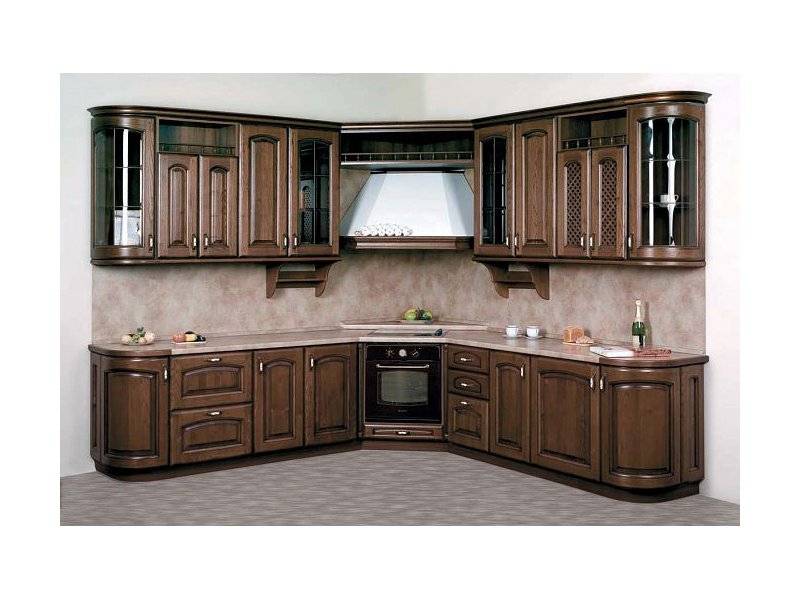 угловая кухня из массива грейн в Нижневартовске