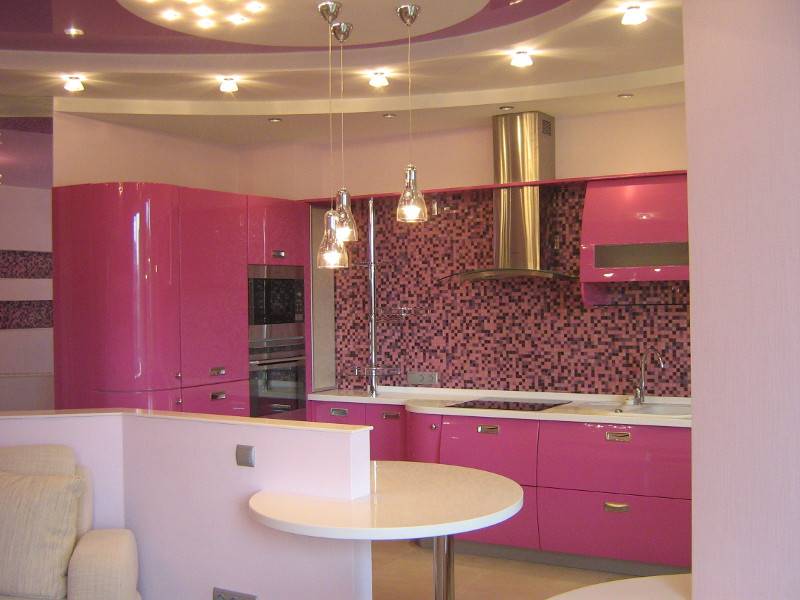 кухонный гарнитур лиловый в Нижневартовске