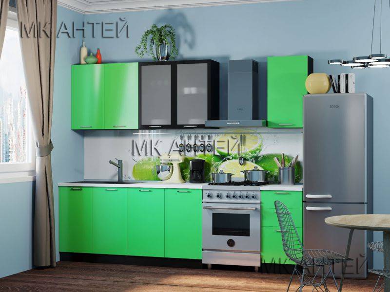 кухонный гарнитур лдсп венге-лайм в Нижневартовске
