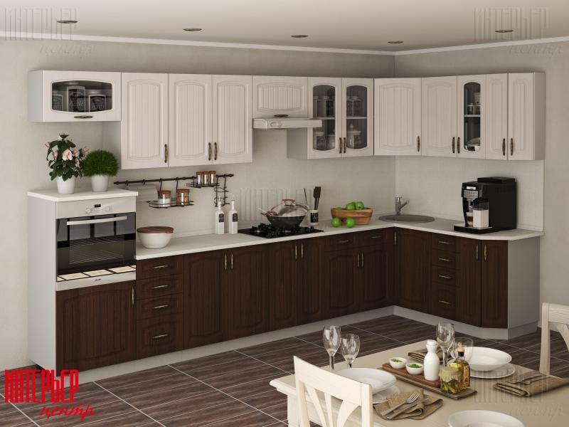 кухня софия гренада сандал/бразильский орех (мдф) - модульная в Нижневартовске