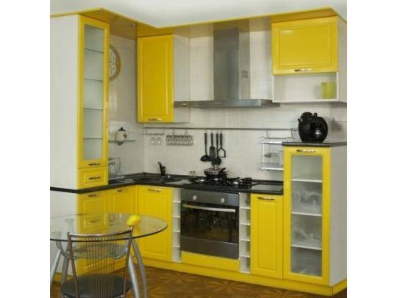 кухонный гарнитур ярко-желтый в Нижневартовске