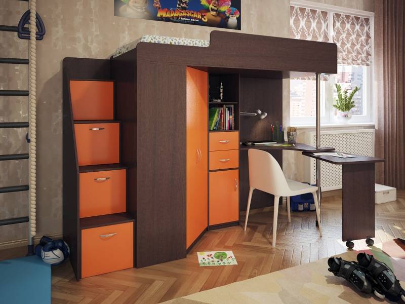 кровать-чердак милана 6 в Нижневартовске