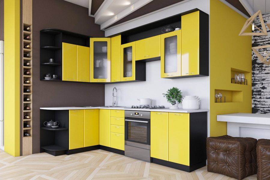 кухня угловая мдф в плёнке в Нижневартовске