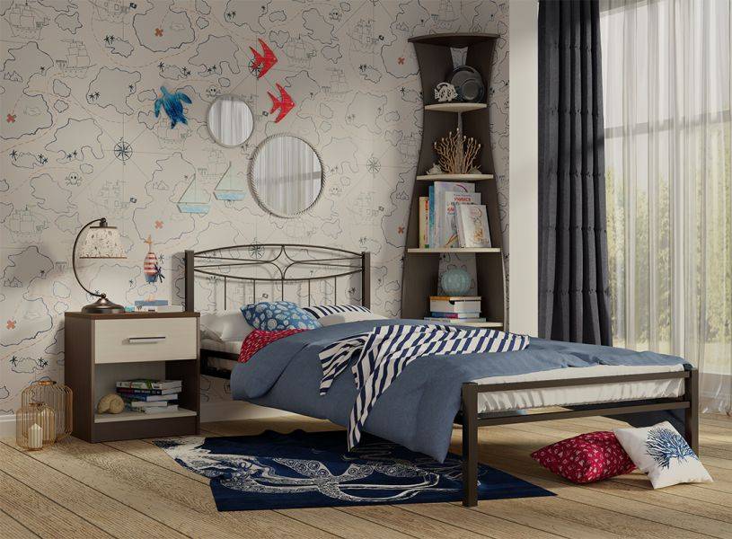 кровать металлическая юнга-1 в Нижневартовске