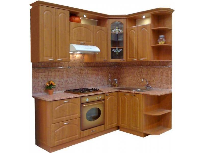 кухня угловая ольха арка в Нижневартовске