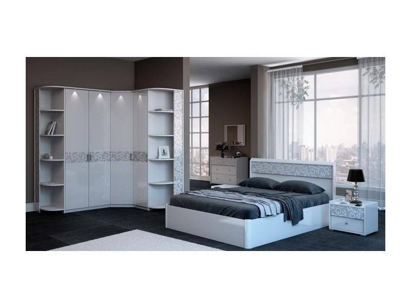 спальня с угловым шкафом адель в Нижневартовске