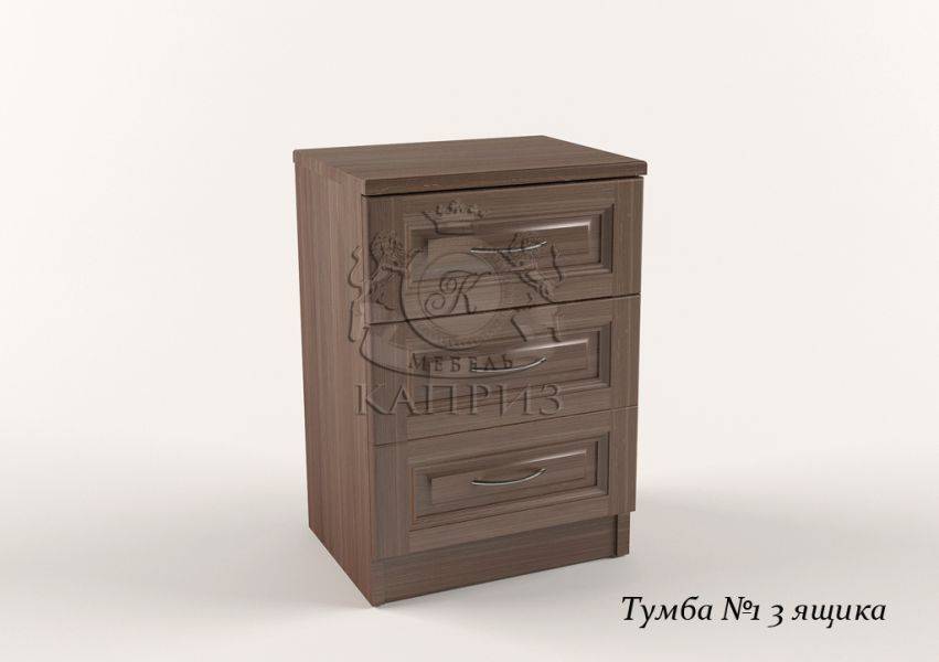 тумба 1 3-ящика в спальню в Нижневартовске