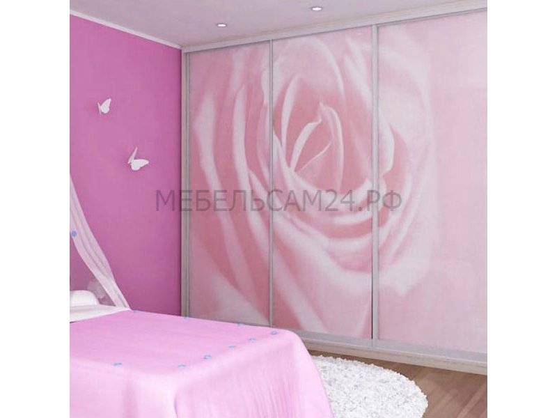 шкаф-купе в спальню роза в Нижневартовске