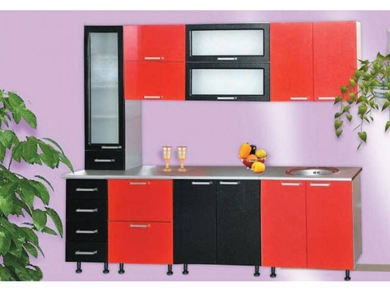 кухонный гарнитур прямой ева-14 в Нижневартовске