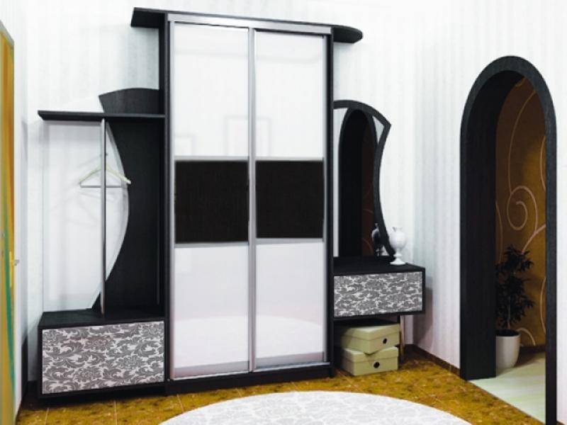 прихожая прямая черно - белая в Нижневартовске