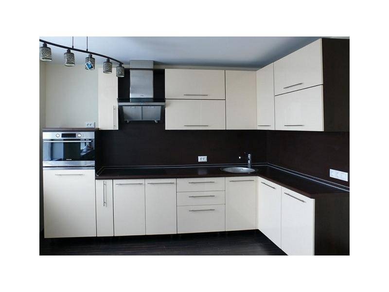 кухня с фасадом мдф лакокраска 3 в Нижневартовске