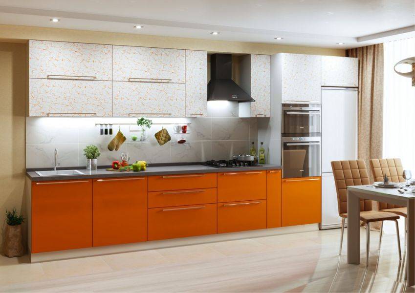 кухня прямая арт-шафран в Нижневартовске