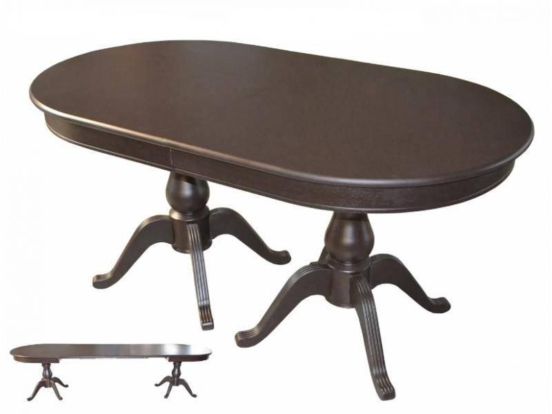 стол фабио-5 овальный раздвижной с 3-мя вставками в Нижневартовске