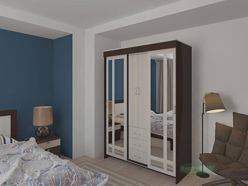 шкаф-купе с комодом и зеркалом в Нижневартовске