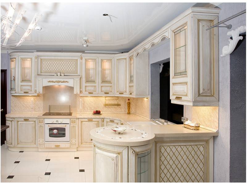 кухня угловая глория патина в Нижневартовске