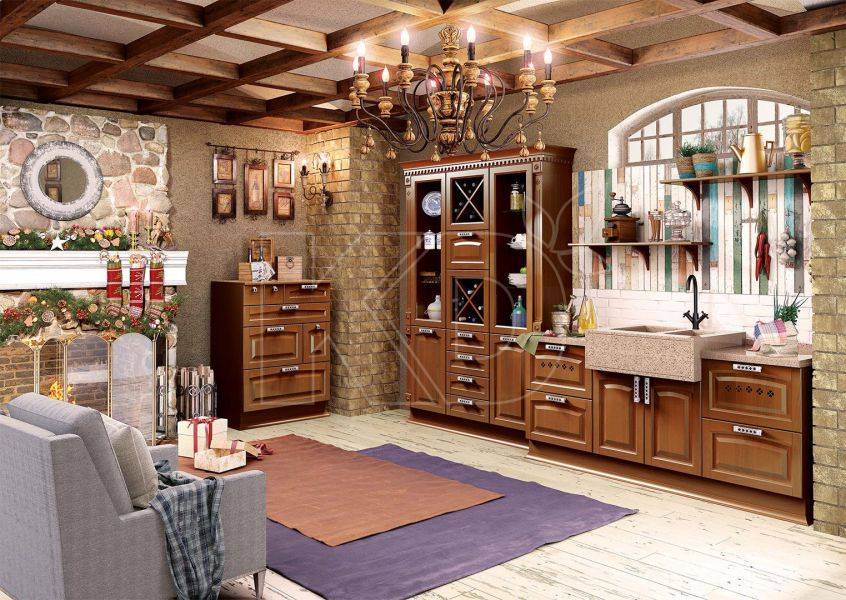 кухня династия классика в стиле лофт в Нижневартовске