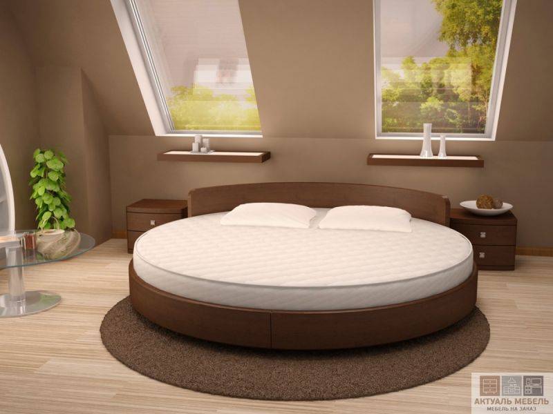 круглая кровать в спальню в Нижневартовске