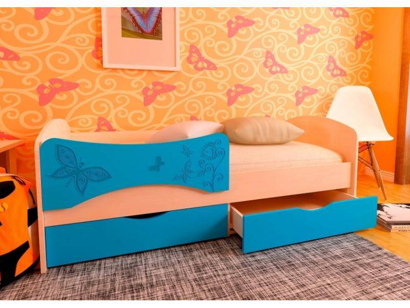 детская кровать мдф бабочки в Нижневартовске