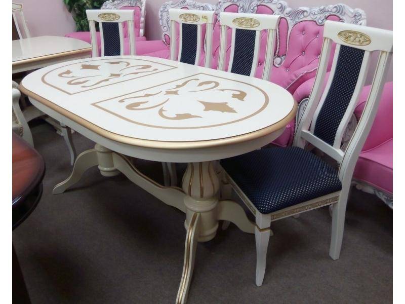 обеденный овальный стол флора в Нижневартовске