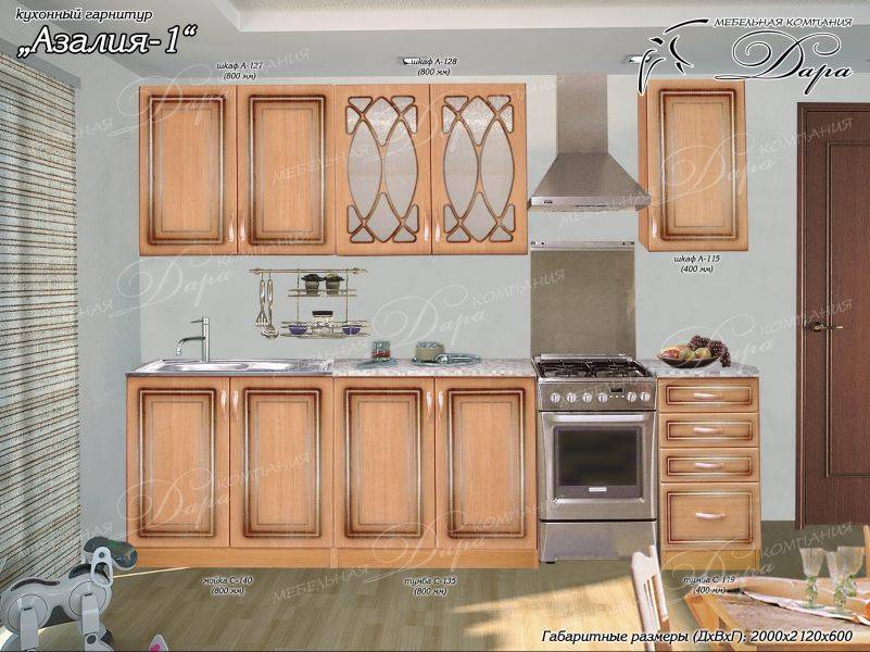 кухонный гарнитур азалия-1 в Нижневартовске