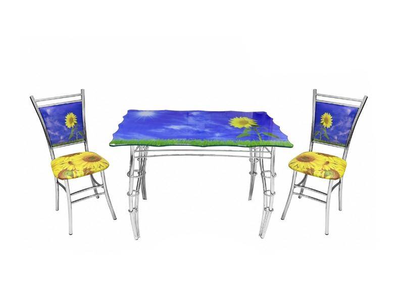 стол с фотопечатью на стекле в Нижневартовске