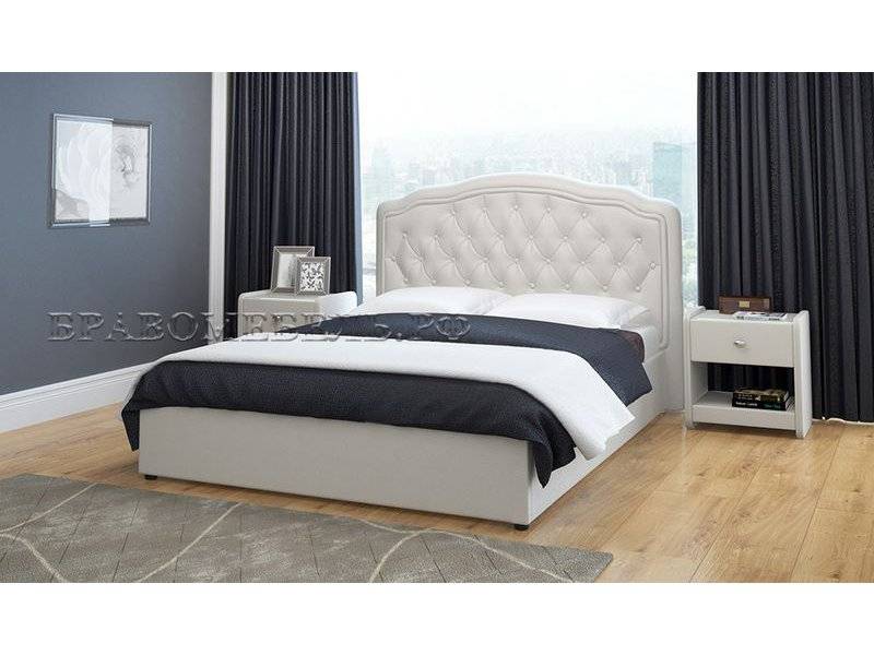 кровать сельта из экокожи с мягким изголовьем в Нижневартовске