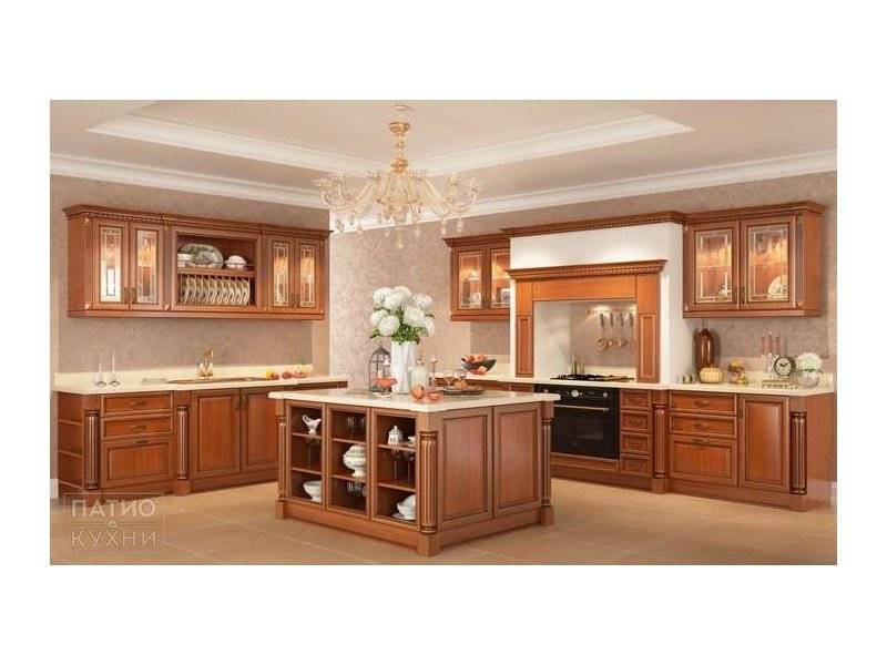 кухня louisiana островная (коричнево-белая) в Нижневартовске