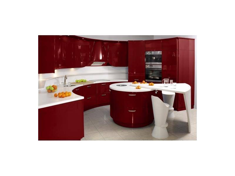 красная закругленная кухня гаяна в Нижневартовске
