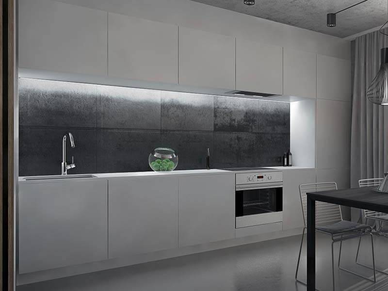 кухонный гарнитур лдсп серый в Нижневартовске