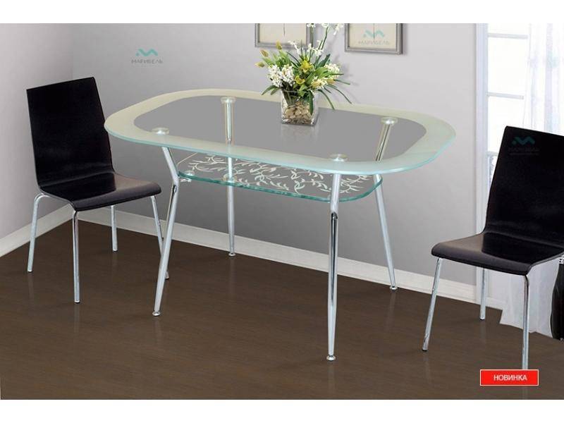 обеденный стол из стекла 4с в Нижневартовске
