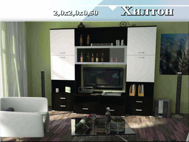 гостиная-стенка «хилтон» в Нижневартовске